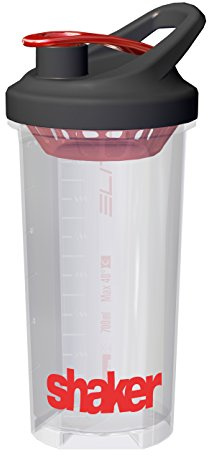 Elite Shaker Trinkflasche 700ml – Mixer Ball Protein Shake – BPA-Frei Auslaufsicher – Für Fitness Training Radsport Ernährung