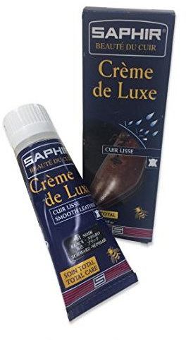 Saphir Crème de Luxe Schuhcreme, mit Applikator (75, Beige 16)