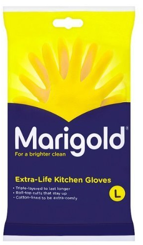 Marigolds Extra Life kitchen Glove Large 1 x 3 pairs