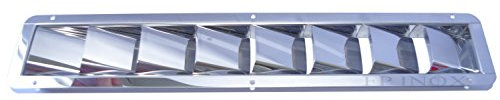 Rejilla de ventilación 8 volets (Motor) 427 mmx76 mm acero inoxidable 316 – A4