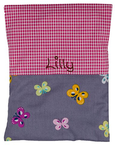 Cojín térmico para niños con nombre, cojín de semillas para bebé en diferentes diseños (rosa)