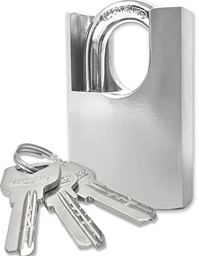Smith’s® 60mm Steel Heavy Duty Industrial Padlock (3 Keys Included) | Size: 60mm x 40mm. Shackle: 17mm | Ministry of Public Security Recommended | Outdoor & Indoor Use!