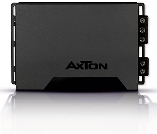 AXTON AT101 – 24 V 1-Kanal Class-D Monoblock für LKWs, 230 W Endstufe | Kompakter digitaler Truck Amp für LKWs & Reisemobile mit 24 V Bordnetz, leistungsstarker Subwoofer-Verstärker mit Bass Boost