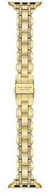 Kate Spade New York - IOS Straps Collection, Gold Color, Stainless Steel watchstrap for Female KSS0153