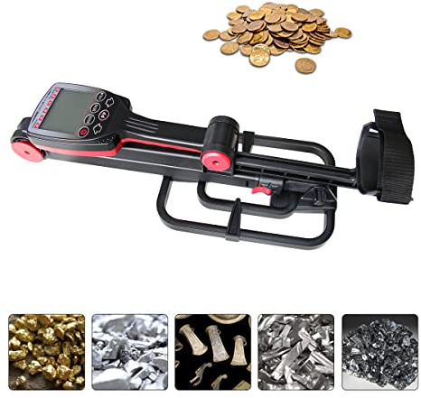 Détecteur de métaux, détecteur de métaux pliable Pinpointer, Ultimate Treasure Hunter avec Pinpointer, grand étanche 9,8, léger et pliable pour un voyage facile, idéal pour détecter l'or, les pièces