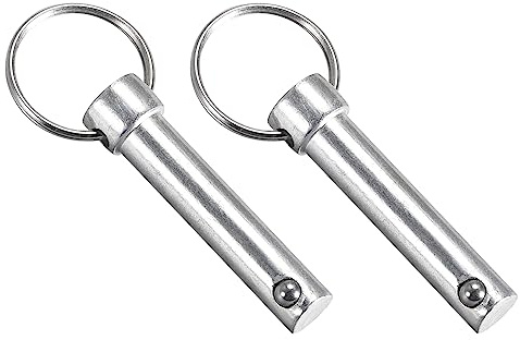 METALLIXITY Perni Sgancio Rapido (10mmx45mm) 2pz, Carbonio Acciaio Tirare Perno - per Costruzione Navale, Nave Allestimento, Barca Top