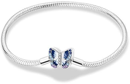 TINSLO Damen Armband 925 Sterling Silber, Armbänder mit Herz Verschluss Moments Schlangen Gliederarmband Armkette Valentinstag Muttertag Geburtstags Weihnachten Geschenk für Frauen Freundin Mama