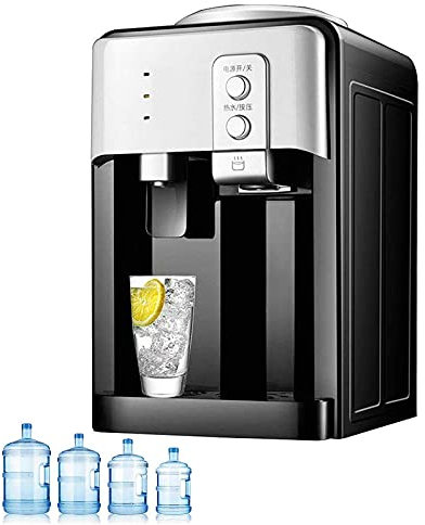 ANSNOW Distributore D'Acqua Elettrico 220 V - Fontana con Riscaldatore D'Acqua Ghiacciata Caldada per Hotel e Uffici Domestici - Distributore D'Acqua da Tavolo per Caffè, Tè, Bar