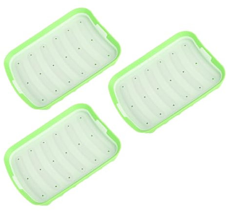 KIMISS 3PCS Silicone for Home-Made Sausage and Hot Dogs, Food-Grade BPA- Silicone Material, Suitable for Oven and, Easy to, Multi-Purpose Baking Tools (Green)