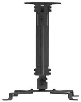 ZKALQECNF Projector Mount Stand Projector Hanger Telescopic Shelf Ceiling Mount Projector Hanging Bracket for Ceiling Hangers Projector Ceiling Mount(Black)