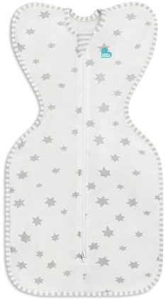 Love to Dream Swaddle Up 0,2T, NB (2,2-3,8 kg) Schritt 1, leichtes und atmungsaktives, weiches Bambusgewebe, ideal für Neugeborene, reduziert Überraschungsreflex, sicherer und bequemer Schlaf, Bambus