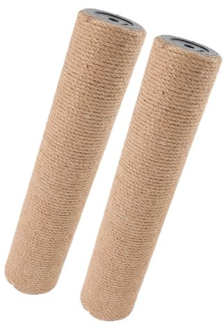 Parliky 2piezas Accesorios De Sisal para Rascador De Gatos De Repuesto Resistente para Rascador para Reparar La Torre De Escalada De Gatos