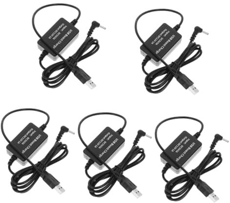 Healifty 5pcs Usb to Dc Power Cord Usb to Adapter Stable Voltage Output for Devices