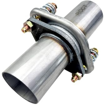 RCCT 50 mm Exhaust Flex Spring Joint – Profi Flexrohr-Reparaturkupplung Für Werkstätten, 2 Zoll Universal Auspuff Federbolzen Flanschsatz (51mm)