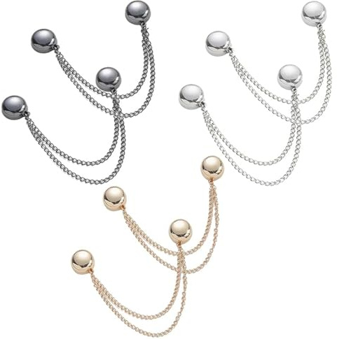 Paquete de 6 Clips Magnéticos Multiusos para Ropa,Botones Magnéticos Fuertes,Broche Sin Aguja con Fuerte Imán para Hijab,Cardigan,Puños y Escotes