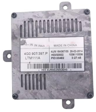 Module pour phare Compatible Avec Pour A1 A3 S3 RS3 A6 C7 OEM: 4G0907397P 4G0.907.397.P Module De Contrôle D'ordinateur D'éclairage De Voiture Contrôleur De Phare DRL Pilote Ballast