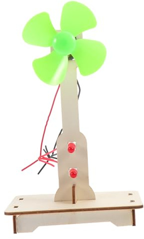 LALADEFIEE DIY Hand-made Wind Generator Model for Primary School Students Educational Science Experiment Kit for Learning Creative Stem Wind Turbine Project