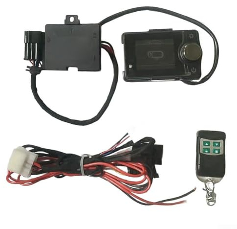 Regolatore per riscaldatore di parcheggio diesel da 12 V/24 V con display LCD, telecomando BT e cablaggio, compatibile con riscaldatori ad aria da 5 kW a 8 kW
