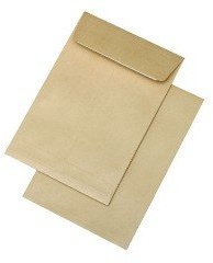 Elepa - rössler kuvert 30007434 Faltentasche B5, Falte 20 mm mit Spitzboden, 110 g, braun