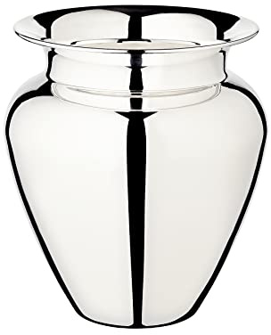 EDZARD Jarrón Antonia Plateado, Altura, 26 cm