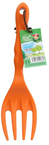 Spear & Jackson 50288 Fourche à Fleurs Enfant Plastique, Orange