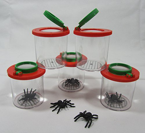 Goki 62929 - Becher Lupe Becherlupe Lupenbecher Lupendose Maxi 6 Stück Top Qualität