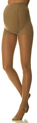SCUDOTEX Schwangerschafts-Strumpfhose, 140 Denier, gestrickt, Kompression von mittel bis stark, 19-22 Hg, Farbe Visone, Größe 3