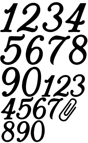 Ideen mit Herz 21 fustelle a forma di numeri, grandi e piccole