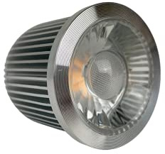 iq920 24 Volt CCT LED Spot, 8 Watt für standard Einbaufassungen “MR16”, Tunable White für z.B. Loxone, KNX, Comexio, DMX (Gehäuse silber)