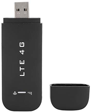 4G LTE USB WIFI Adapter,Wireless USB Network Card USB Network Adapter 100Mbps High Speed 4G LTE Adapter WiFi Modem Stick,Support 32GB Memory Card,Black
