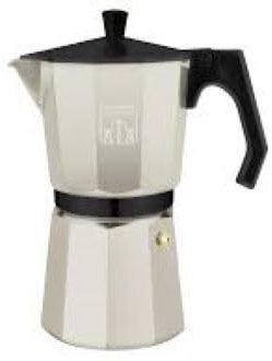 Cecotec Cafetera Italiana Mokclassic 600 Beige. Cafetera de Aluminio, Para toda Cocina, 6 Tazas de Café, Junta de Silicona, Mango Ergonómico y Termorresistente, Filtro y Válcula de Acero Inoxidable