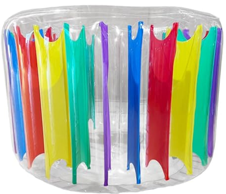 rockible Schwimmbecken Schwimmt Aufblasbares Wasserrad Aufblasbarer Rollenschwimmer Aufblasbares Floß Schwimmt Wasserspielzeug Poolspielzeug für H, 120x84x80cm