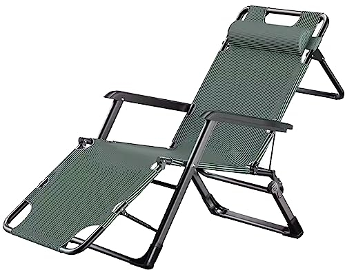 Lanmmraifc Sonnenliege Klappbar Relaxliege Gartenliege Saunaliege Gartenstuhl mit FußStüTze Extra Breiter LiegefläChe Faltbar Balkon Campingstuhl für Kinder Erwachsene Hoch Senioren
