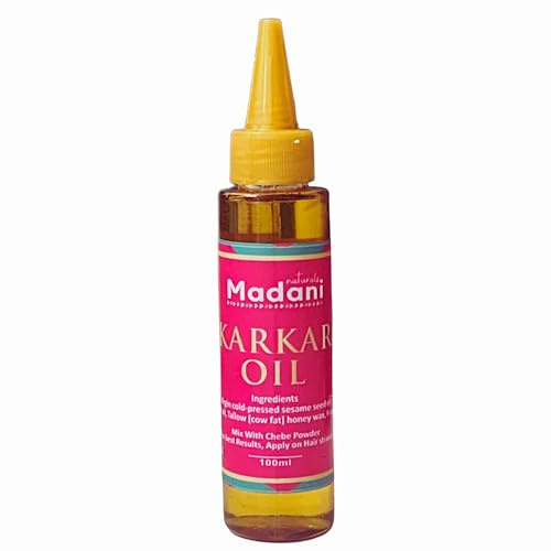 Madani Naturals Karkar Oil to Stop Hair loss, Strenghten Hair and Promote Hair Growth Reduce Dryness - Increase Moisture 100ml