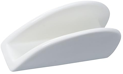 HOLIDYOYO Porte-Serviette Céramique Élégant pour Table Et Salle De Bain Organisateur Plateau Rangement Pratique pour Papier Essuie-Serviette Support Style Moderne pour Restaurant Et Maison