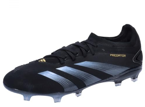 adidas Unisex Predator Pro Firm Ground Sneaker, Einheitsgröße, Schwarz, 40 2/3 EU