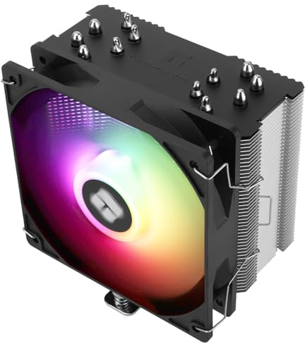 Thermalright Burst Assassin 120 SE ARGB - Enfriador de aire para CPU, 6 tubos de calor, ventilador silencioso TL-C12C-S PWM con velocidad de 1550 rpm, para AM4/AM5 e Intel LGA1851/1700/1150/1151/1200,