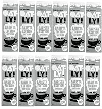 Barista Edition Long Life Oat Drink 1L (Pack of 12) | Creamy Plant-Based Alternative for Coffee & Baking | Foamable oat drink with added vitamins and minerals