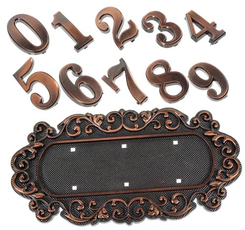 Vintage Türnummernschild für Haus und Büro, Acryl Kunststoff