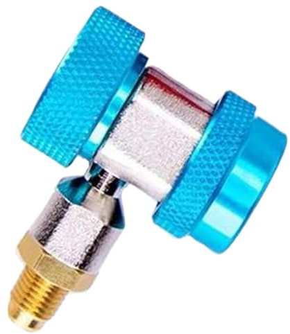 Ranley - Conexión rápida de acceso en T | Adaptadores para colector de manómetro R134A, conector impermeable para sistemas de aire acondicionado de coche y camping-Car