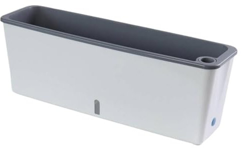 QAUUCP Maceteros de Balcón Maceta Rectangular Multiusos con autorriego for Ventana, for jardín, Patio, hogar y Exterior.