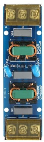Para el tablero de filtro de paso bajo del poder de alta frecuencia de EMI para la supresión de interferencia electromagnética mejorada del filtrado de dos etapas de 25A