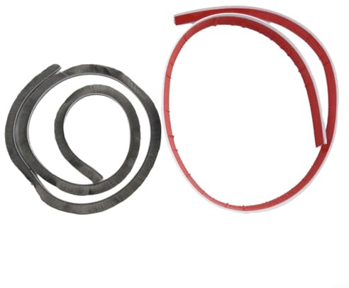 MoSundi Door Bottom Seal Strip 100CM for Indoor Outdoor Casement Doors Double Sided Brush Strip for Soundproofing Insectproofing and Energy Efficient Door Seal (White)