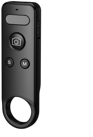 Wireless-Bluetooth Remote Control Compatible for Insta360 X5 Action Camera Compact Design ABS Material Black Portable Shutter Release