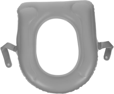 FOMIYES Aufblasbares Toilettensitzkissen PVC Aufblasbarer Toilettensitz-erhöher mit Saugnäpfen Tragbares Sitzkissen für Senioren und Robustes Passendes Mobiles Komfortpolster für Camping