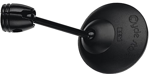 busch+müller 901/1 & Müller Fahrerspiegel Kurze Stege M.Innenl.+Lenkerbef. Fahrradspiegel, schwarz, 15 x 6 x 6 cm