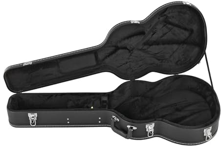 GEWA estuche de madera con revestimiento de plástico negro, estuche para guitarra clásica