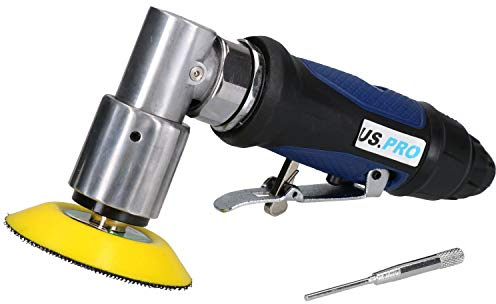 75 mm luftvinkel slipmaskin polerare med baksida pad slipplatta