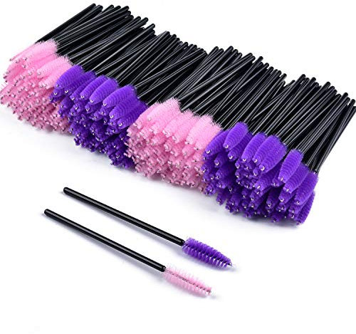 Mascara Wands 200pcs, MORGLES Eyelash Spoolies Disposable Lash Brushes Eyebrow Brush Makeup Kit