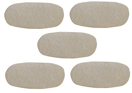 BQLZR Violin Viola Cello Code E String Bridge Parchment ion Pads Pack of 5